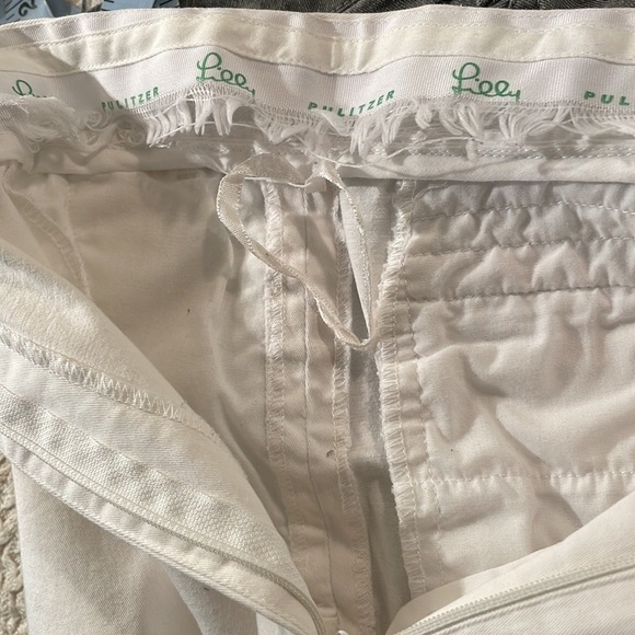 Lilly Pulitzer White Multicolored Side Striped Pants - Picture 9 of 10